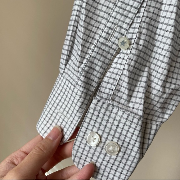 John Varvatos Slim Fit Collared Long Sleeve Button Down Shirt Size 17 34/35 - Picture 8 of 11